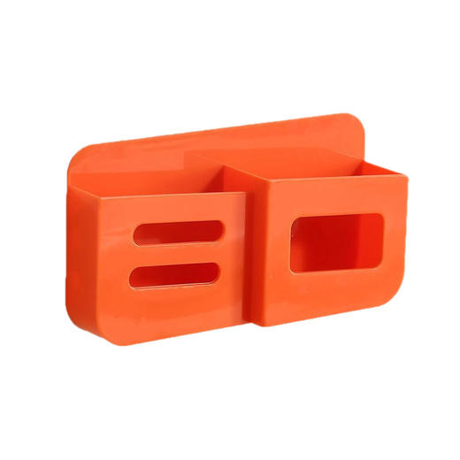 电视空调遥控器收纳盒无痕挂墙盒手机充电壁挂盒挂壁置物架壁挂式 商品图4