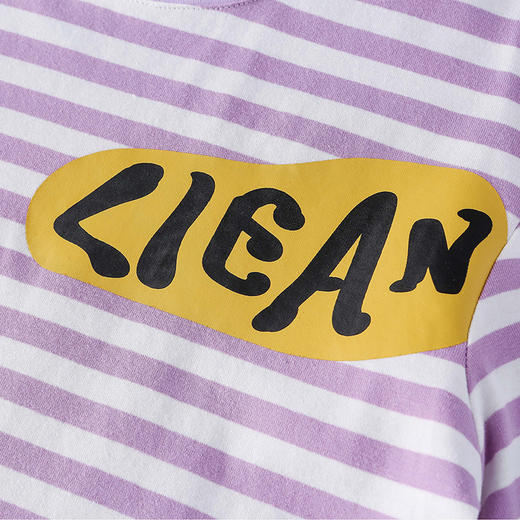 【会呼吸的条纹T】棉花堂  针织长袖条纹T恤  防螨  透气 舒适  不易起球    FD61012 商品图8