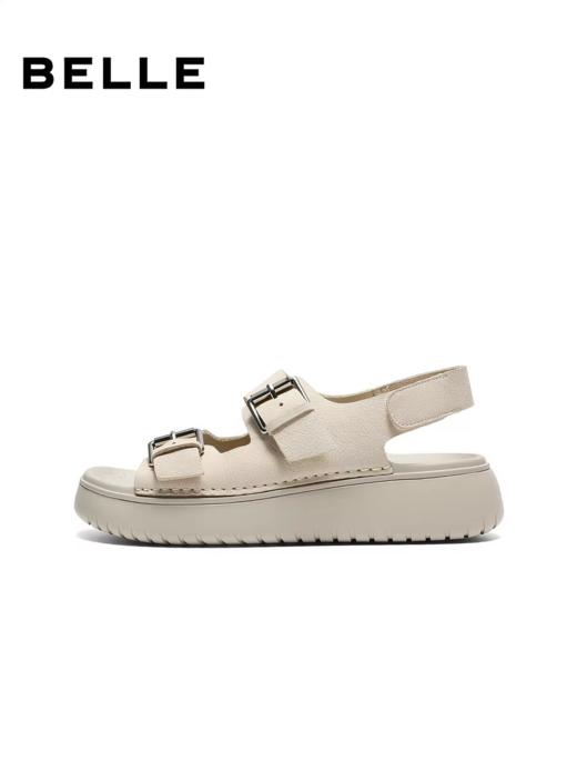 BF楼百丽复古厚底运动勃肯凉鞋女2026夏季新款透气休闲凉鞋子F4S1DBL6 商品图3