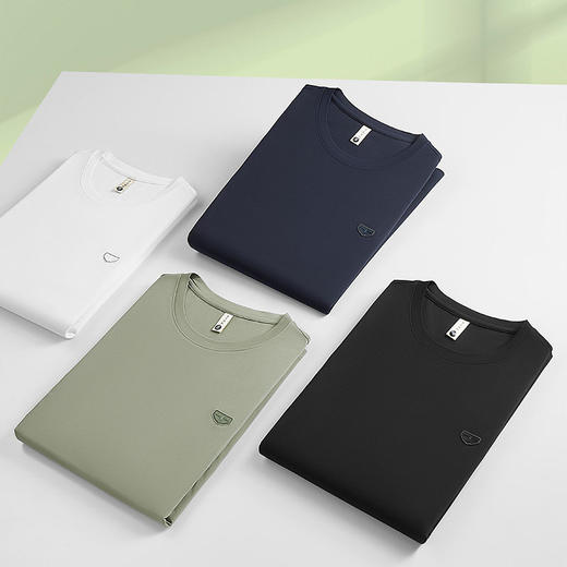 【DG】大依优型大码男装夏季圆领短袖运动休闲透气凉感圆领短袖T恤上衣 商品图3