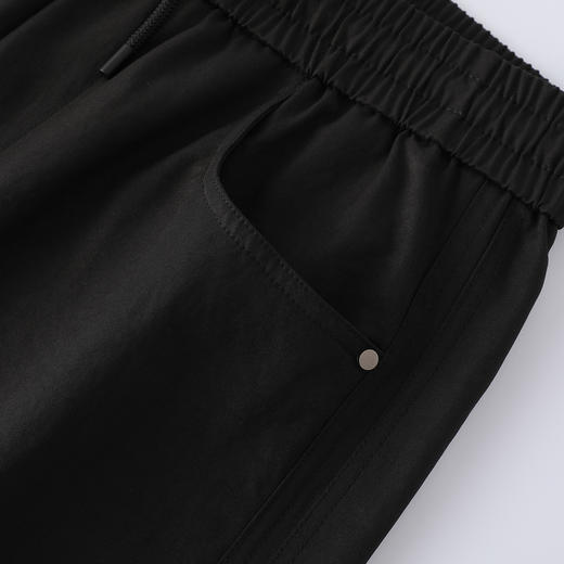 gxg.jeans男装 男士休闲裤2025秋款日常通勤皆可穿百搭舒适纯色系带直筒裤男K&C 商品图3