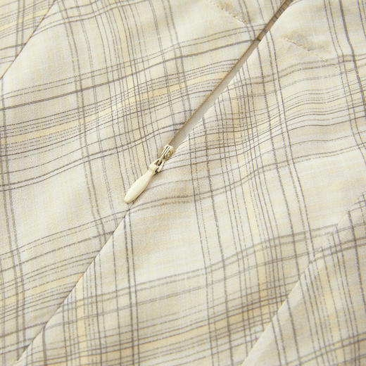 谜底复古红格半裙2026夏季新品不规则飘逸灵动中长裙女262MB0602 商品图3