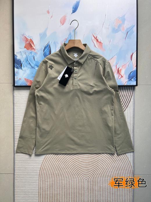 点此购买 迪桑特春秋季男士经典款长袖Polo衫 kad 341721 商品图2