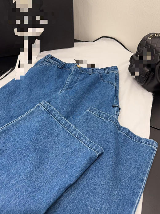 39-3  jennie同款 小C蓝色牛仔裤 商品图8