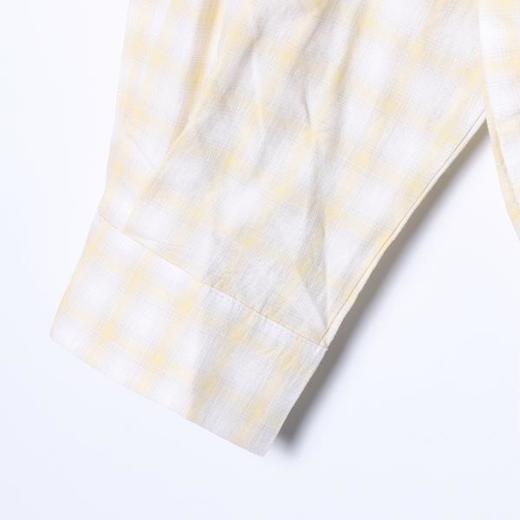 SDSA男装2026新款高贵轻奢韩版复古撞色格纹假两件长袖衬衫百搭 商品图3