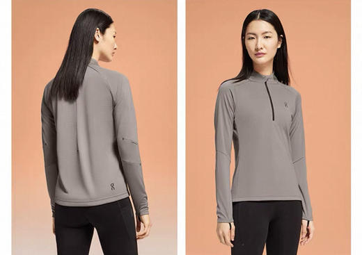 On昂跑 女款长袖半拉链运动套头衫 TUO 341736 商品图10