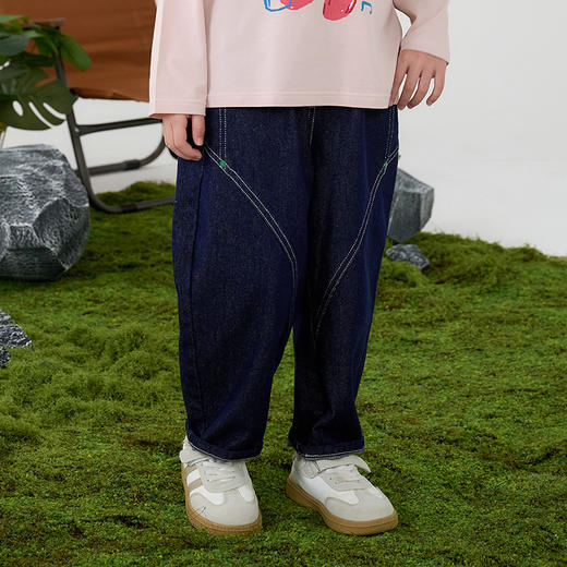 【牛仔长裤】棉花堂 牛仔长裤 A类 耐磨  潮酷有型  FD61105-1 商品图6