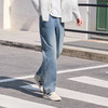 半身缘男裤 春季时尚抗皱垂顺抗磨百搭直筒牛仔裤261201P10130220 商品缩略图2