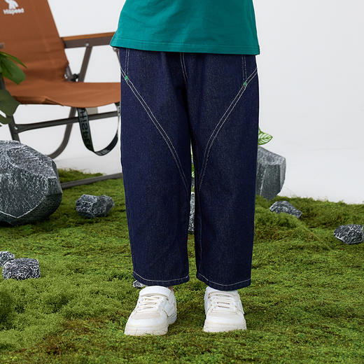 【牛仔长裤】棉花堂 牛仔长裤 A类 耐磨  潮酷有型  FD61105-1 商品图4