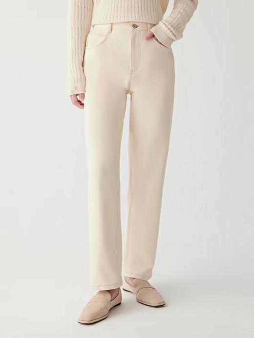 小禾同步神仙百穿四面弹显瘦烟管小白裤 商品图10