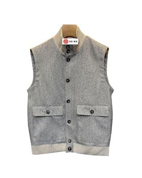 男款立领马甲背心hu015