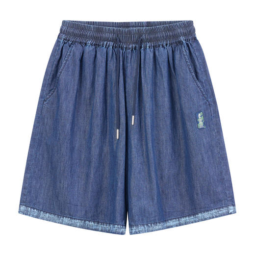 ONIARAI/鬼洗26春夏新品鬼洗常青松刷色宽松中裤休闲裤男 26B0542 商品图3