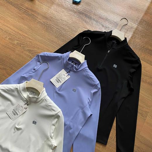 可隆户外休闲衣女士微拉绒半拉链长袖T恤 商品图4