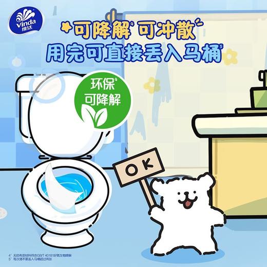 维达便携湿厕纸   10片1包成人厕所湿巾洁厕巾擦屁股湿纸1.61 商品图6