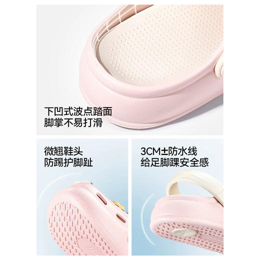 【洞洞鞋】男童女童洞洞鞋室内洗澡拖鞋软底包头沙滩鞋外穿夏季花园鞋【WG26336】 商品图5