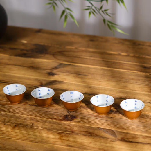 【忘言】 茶釉套杯 曰何文人器 商品图3