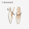 千百度粗高跟真皮时装凉鞋女2026夏季新款玛丽珍包头后空绝美凉鞋A26288298 商品缩略图4