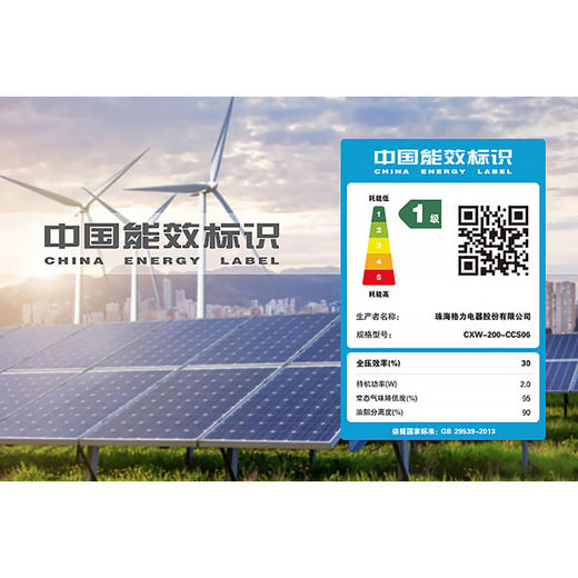 GREE格力 油烟机 侧吸开合 智旋捕油 CXW-200-CCS06 商品图5