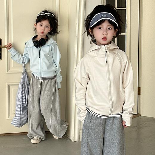 二店y 【喜慕5018 】LULU同款，女童连帽开衫外套 商品图7