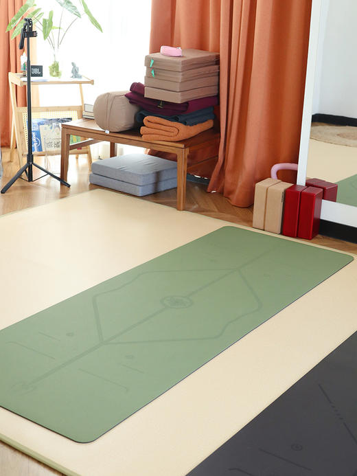 【专业人士都在用的瑜伽垫】磨砂pu表面 触感超级棒  防滑性好~ 商品图3