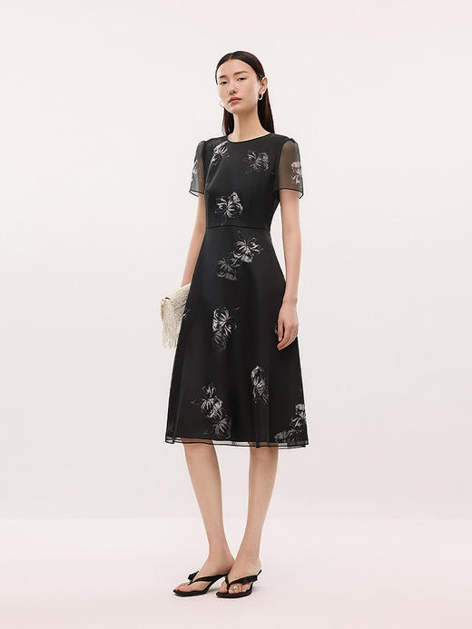 朗姿LANCY 女装连衣裙LSJT02WOP116B11 商品图2