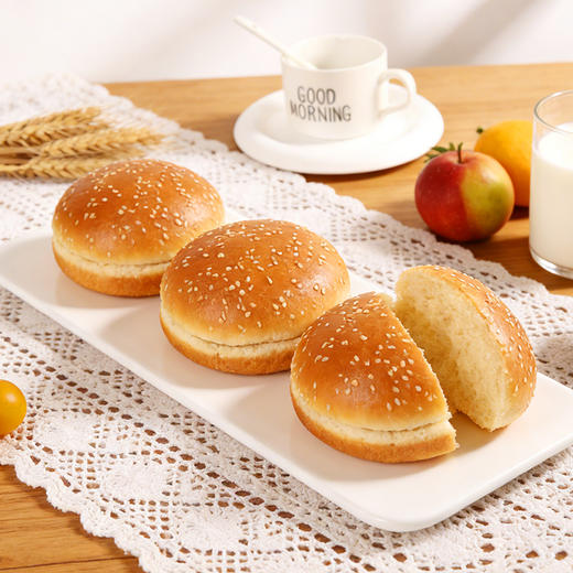 优选丨【黄油+益生元汉堡胚面包】短保食品当天生产48小时内发货(每箱赠送沙拉酱*4包+番茄酱*4包+8张专用油纸) 商品图8