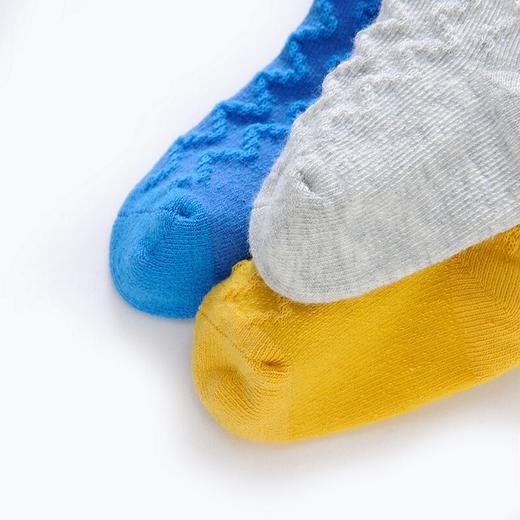 英氏婴儿5A抗菌袜宝宝四季3双装袜子YIWAJ01077A 商品图3