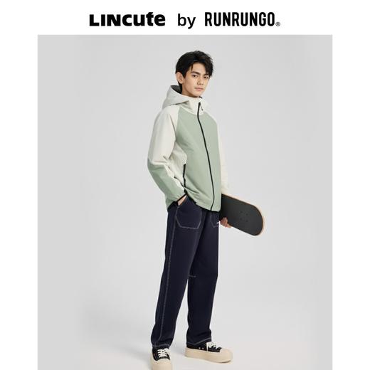 纳趣户外冲锋衣防风连帽休闲防水保暖运动风冲锋连帽外套L6JC1CH018 商品图3