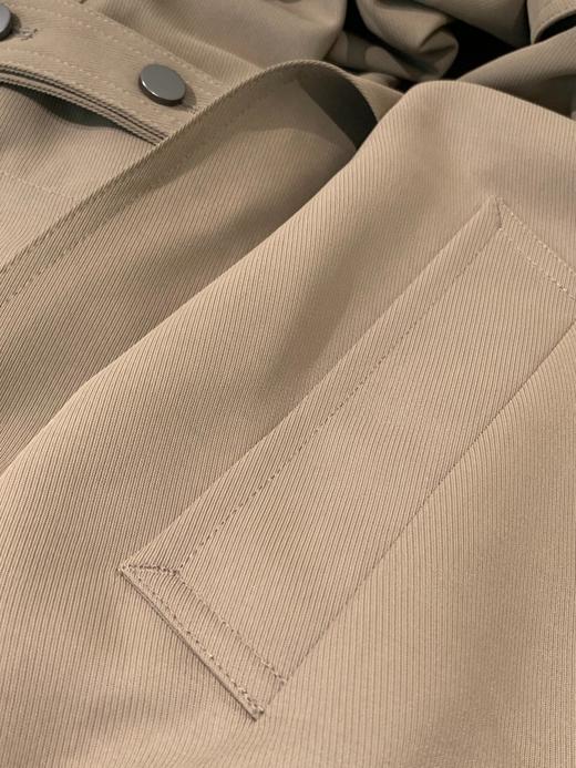 【高品质私服】【ZZ经典棕色英伦休闲风衣】面料柔韧垂感斜纹，触感如丝缎般柔滑G1529-CC【无标出货 介意慎拍】 商品图9