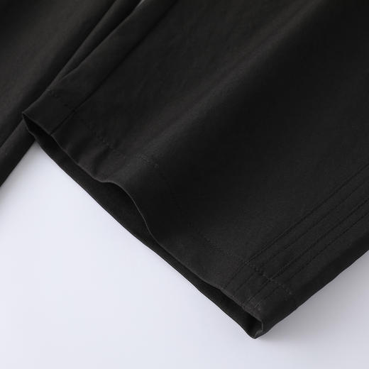 gxg.jeans男装 男士休闲裤2025秋款日常通勤皆可穿百搭舒适纯色系带直筒裤男K&C 商品图5