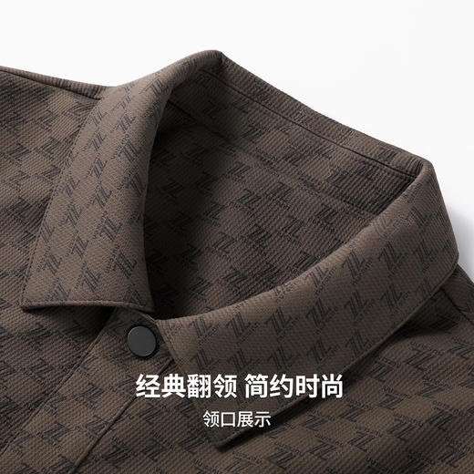 【易打理】圣得西印花工装夹克2026新款男士春季外套时尚百搭上衣 商品图6
