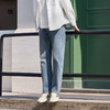 半身缘男裤 春季时尚抗皱垂顺抗磨百搭直筒牛仔裤261201P10130220 商品缩略图1