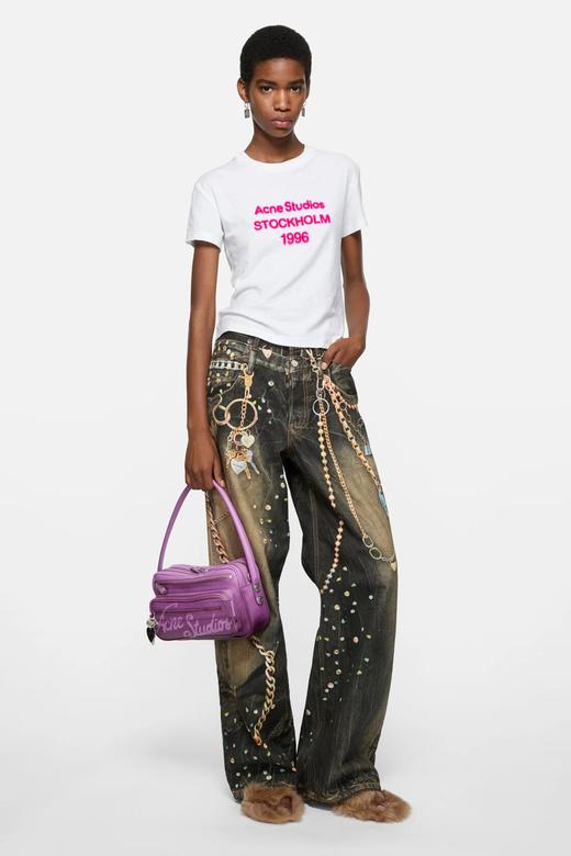 也太出片儿了，长袖+短袖一起。胸口字母印花港风圆领t恤E030958 商品图8