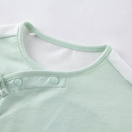 英氏儿童喜竹中袖套装夏季新品宝宝唐装汉服童装YZJCJ12020A 商品图1