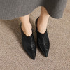 阿么手工女鞋尖头高级时尚上班鞋百搭不累脚简约春季女单鞋8.5CM 商品缩略图3