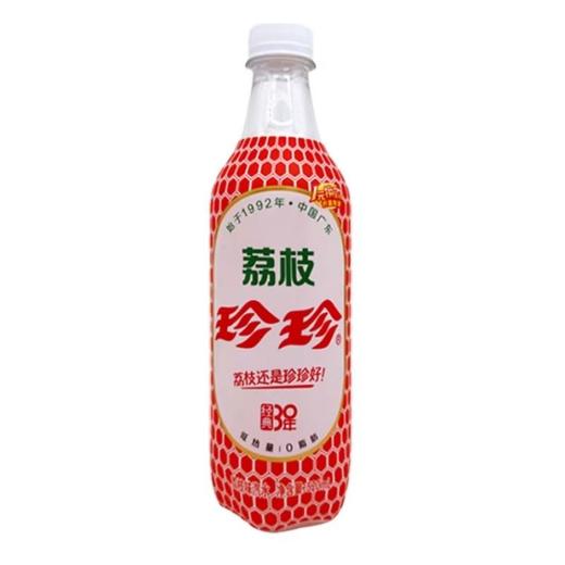 珍珍 荔枝味汽水520ml 经典怀旧回忆老牌汽水 商品图0