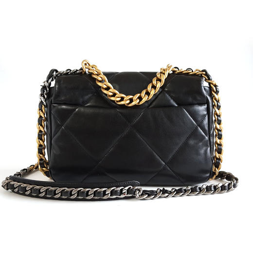 【95新】CHANEL香奈儿19Bag系列AS1160 B03930 94305小号黑金19bag链条包单肩包女士050326NJT14 商品图6