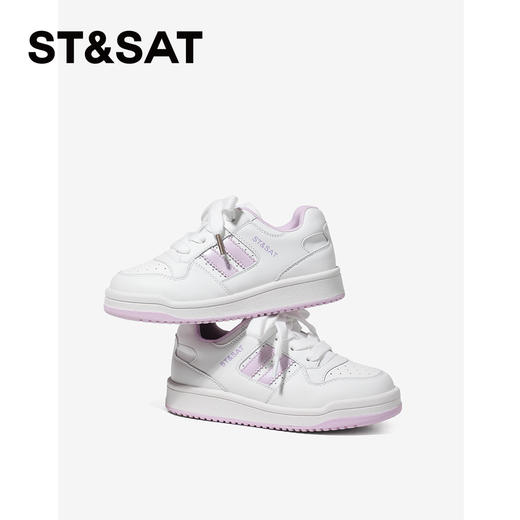 【童鞋】星期六时尚撞色休闲男女童小白鞋SSE1192L41 商品图6