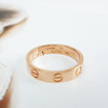 【95新】Cartier卡地亚LOVE系列B4085250玫瑰金窄版无钻LOVE戒指50号中性款020326NJS16 商品缩略图4