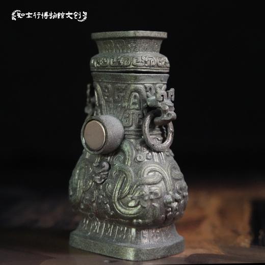 西周颂壶文物树脂冰箱贴磁吸摆件手工文物国家博物馆文创纪念品 商品图2
