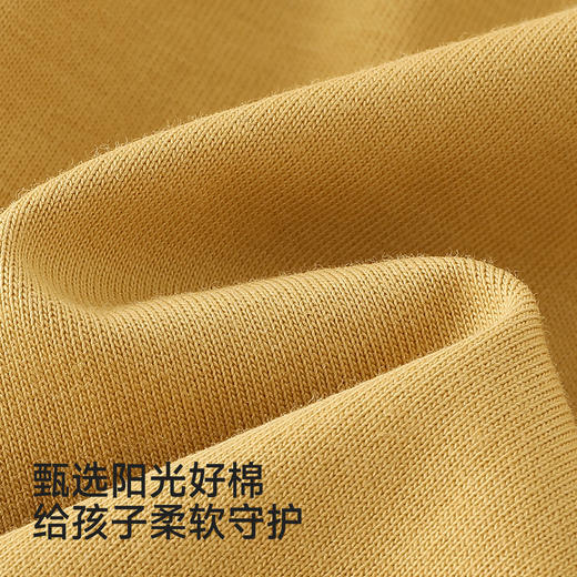 【100%精梳棉】英氏儿童衣服男童圆领百搭上衣夏装短袖T恤针织卡通纯棉薄款上衣 商品图1