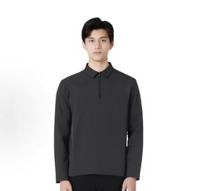 一店d 正单萨洛蒙𝐩𝐨𝐥𝐨衫𝐒𝐚𝐥𝐨𝐦𝐨𝐧翻领polo长袖T 所有男士必囤的一件