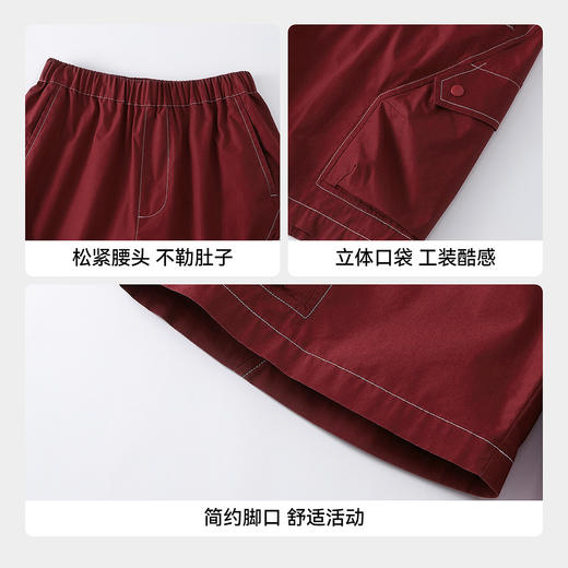 【实体店同款】男童全腰梭织中裤夏季新款安奈儿童装AB626153 商品图4