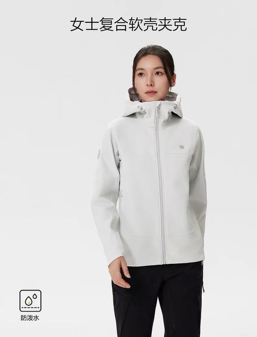 点此购买 可隆春秋季女士户外防风防泼水软壳外套 zc 341603 商品图5