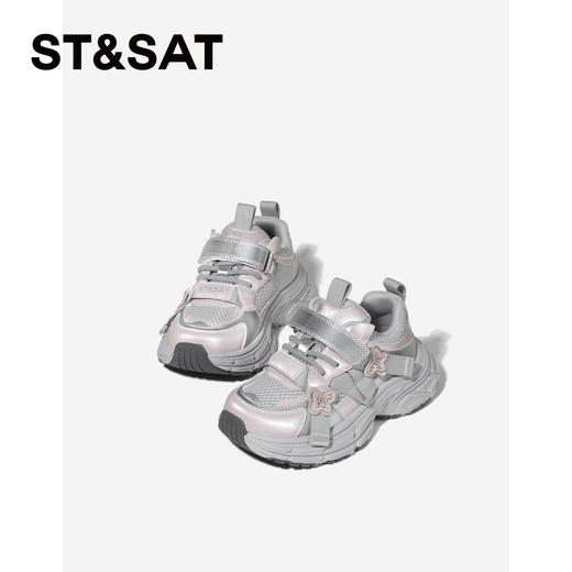 【童鞋】星期六网面透气女童蝴蝶老爹鞋SSE1192L26 商品图4