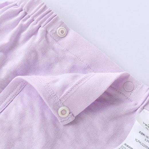 英氏婴儿夏纯棉薄款新生儿畅想提花扣裤YLFHJ12004A YLFHJ12003A 商品图3