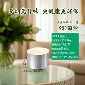 白事圆形颗粒蜡烛燃24小时216只(24盒)殡仪馆蜡烛