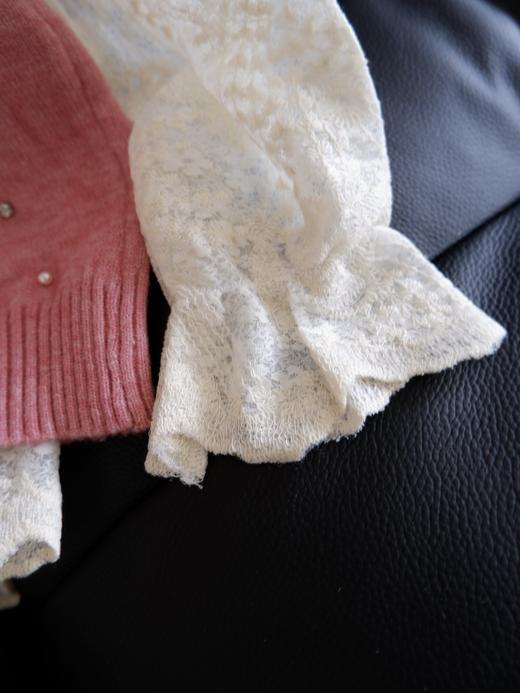 二店y 【喜慕5010】是套装哈， 甜度超标的花马甲蕾丝小衫套装 商品图7