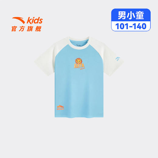 狮子王联名安踏儿童男童针织短袖2026年夏季新款舒适亲肤小童短T352629115 商品图6