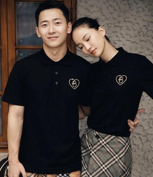 王牌尖货！按头安利  bbr七夕限定爱心POLO 爱心刺绣珠地网眼  经典翻领polo衫  张婧仪同款 商品图1